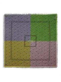 Versace Greca Wool & Silk Shawl For Men