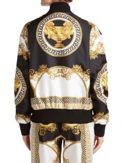 Versace Silk Heritage Print Bomber Jacket -Versace Online Shop unnamed file 4301
