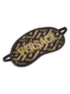 Versace Monogram Sequined Eye Mask