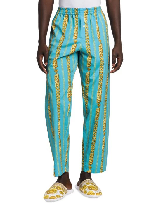 Versace Chainlink Pajama Pants For Men 2 Versace Chainlink Pajama Pants For Men - Image 2