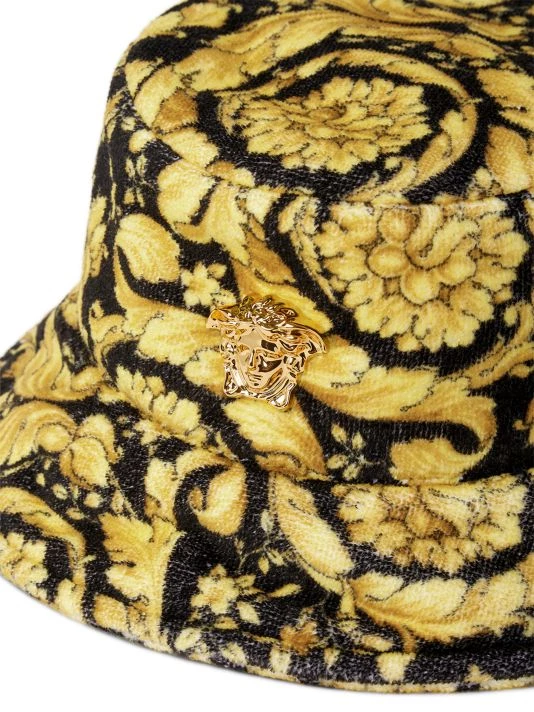 Versace Youth Printed Cotton Bucket Hat For Kids 2 Versace Youth Printed Cotton Bucket Hat For Kids - Image 2