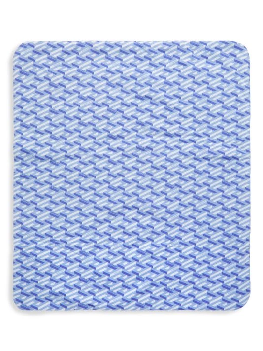 Versace Reversible Indoor/Outdoor Blanket For Kids Blue 1 Versace Reversible Indoor/Outdoor Blanket For Kids Blue