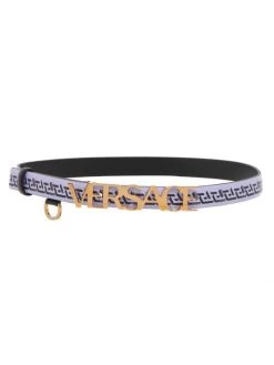 Versace Logo La Greca-Print Leather Belt Orchid Black Versace Gold -Versace Online Shop unnamed file 4392