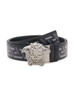 Versace Medusa-Buckle Logo Belt For Men Sapphire -Versace Online Shop unnamed file 441
