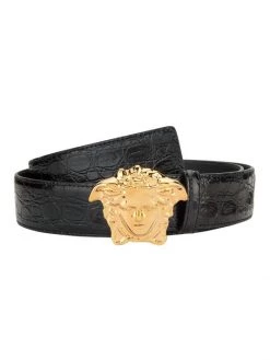 Versace La Medusa Leather Belt For Men Black Versace -Versace Online Shop unnamed file 4427