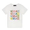 Versace Little Girl's & Girl's Logo Cotton T-Shirt For Kids