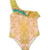 Versace Little Girl's & Girl's Barocco One-Piece Swimsuit For Kids