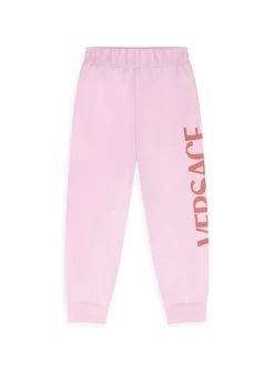Versace Little Girl's & Girl's Logo Jogger Sweatpants For Kids