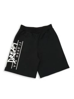 Versace Little Boy's & Boy's Logo Print Shorts For Kids
