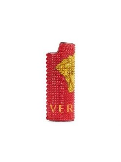 Versace Medusa Logo Lighter Holder Nero Oro