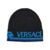 Versace Greca Logo Knit Beanie For Men