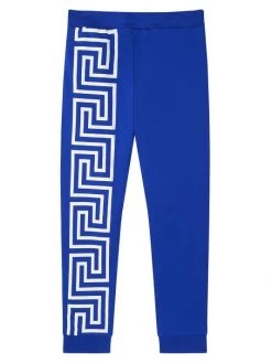 Versace Logo Sweatpants For Men Sapphire