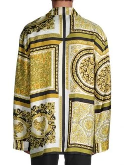 Versace Mixed Print Pajama Shirt For Men -Versace Online Shop unnamed file 4540