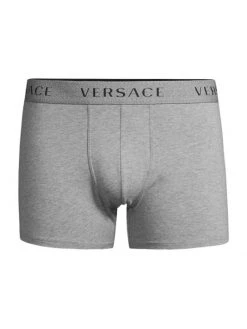Versace Logo Trunks For Men Black -Versace Online Shop unnamed file 483