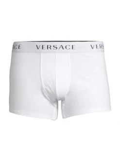Versace Logo Trunks For Men Black -Versace Online Shop unnamed file 486