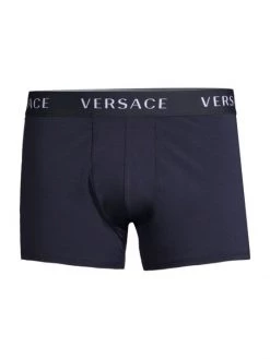 Versace Logo Trunks For Men Black -Versace Online Shop unnamed file 487