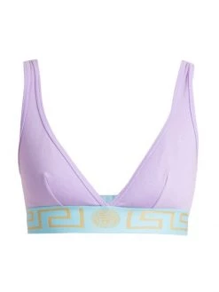 Versace Greca Border Bralette Red