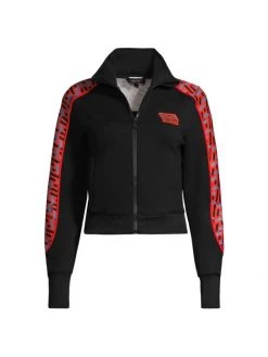 Versace La Greca Zip-Up Jacket Black Orange -Versace Online Shop unnamed file 526