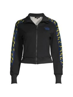 Versace La Greca Zip-Up Jacket Black Orange -Versace Online Shop unnamed file 527