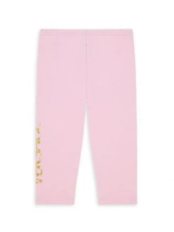 Versace Baby's & Little Girl's Logo-Print Jersey Leggings For Kids Pink -Versace Online Shop unnamed file 533