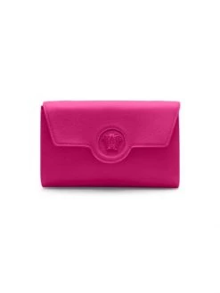 Versace La Medusa Leather Wallet-On-Strap Cerise Cerise Oro Versace -Versace Online Shop unnamed file 551
