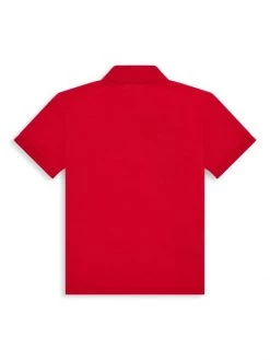 Versace Little Boy's & Boy's Piqué Medusa Embroidered Polo Shirt For Kids Black -Versace Online Shop unnamed file 554