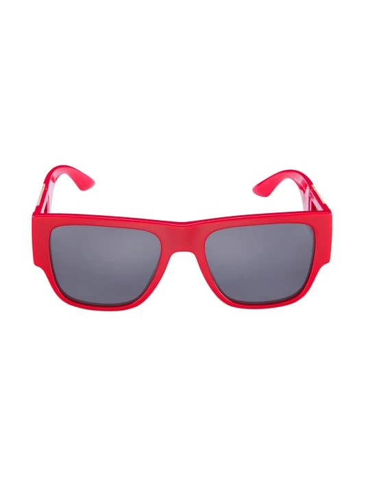 Versace 58MM Square Pilot Sunglasses For Men Black 8 Versace 58MM Square Pilot Sunglasses For Men Black - Image 8