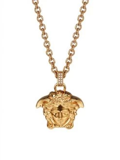Versace Medusa Pendant Necklace For Men