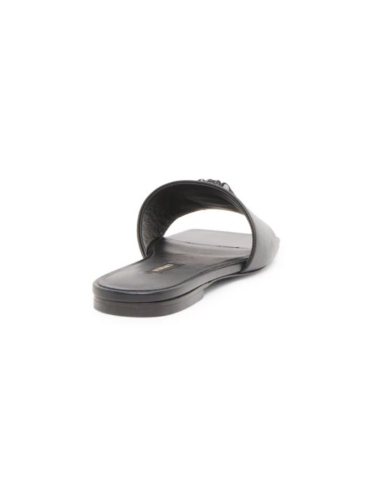 Versace La Medusa Leather Slides Baby Pink 3 Versace La Medusa Leather Slides Baby Pink - Image 3