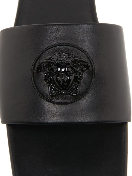 Versace La Medusa Leather Slides Baby Pink 6 Versace La Medusa Leather Slides Baby Pink - Image 6