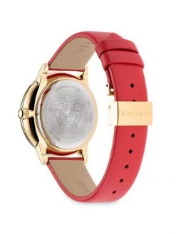 Versace La Medusa Leather Strap Watch -Versace Online Shop unnamed file 657