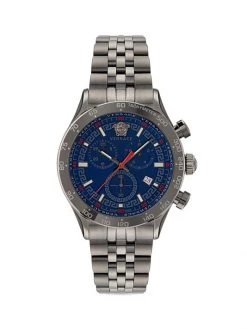 Versace Hellenyium Chrono 44MM Bracelet Watch