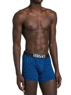 Versace Jersey Logo Boxer Briefs For Men -Versace Online Shop unnamed file 663