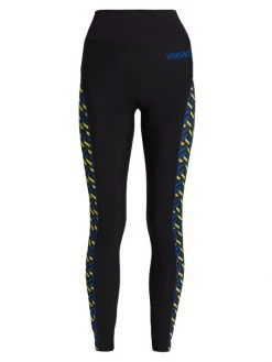 Versace Greca Signature Accent Gym Leggings Nero Candy -Versace Online Shop unnamed file 67