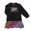 Versace Baby's And Little Girl's Rainbow La Greca Sweatshirt Dress For Kids