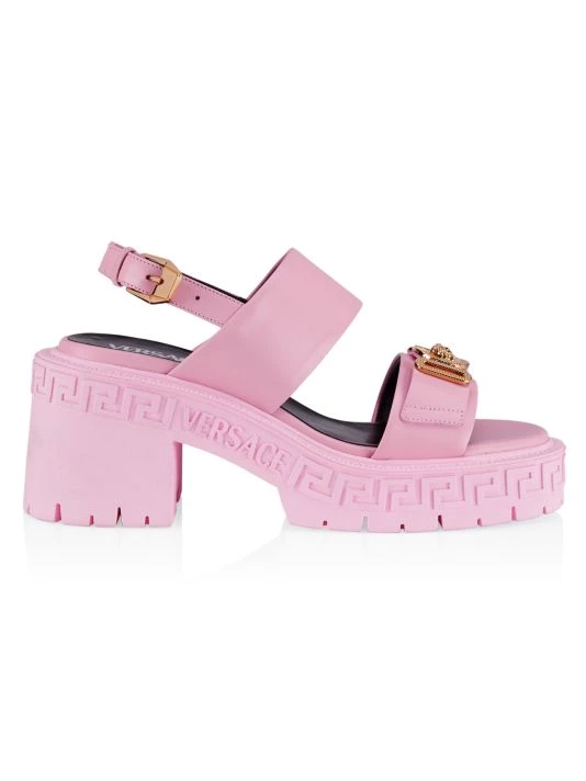 Versace Leather Sport Sandals Black 1 Versace Leather Sport Sandals Black