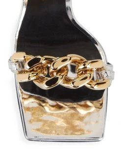 Versace Chain Metallic Leather High-Heel Sandals -Versace Online Shop unnamed file 698