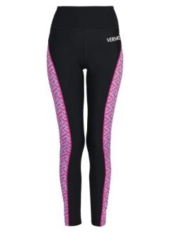 Versace Greca Signature Accent Gym Leggings Nero Candy -Versace Online Shop unnamed file 70