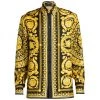 Versace Printed Long-Sleeve Silk Shirt For Men