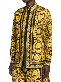 Versace Printed Long-Sleeve Silk Shirt For Men 9 Versace Printed Long-Sleeve Silk Shirt For Men -Versace Online Shop unnamed file 706