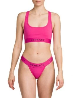 Versace Logo Band Racerback Bralette -Versace Online Shop unnamed file 711
