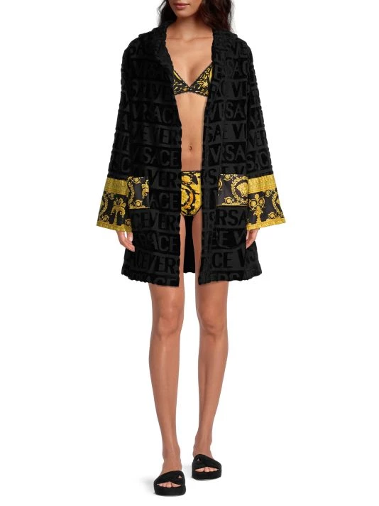 Versace Monogram Bathrobe 2 Versace Monogram Bathrobe - Image 2