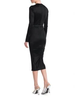 Versace Jersey Medallion Belted Midi-Dress -Versace Online Shop unnamed file 722