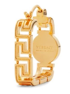 Versace Greca Goldtone Square Hoop Earrings -Versace Online Shop unnamed file 726