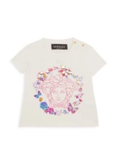 Versace Baby Girl's St. Medusa Logo Jersey T-Shirt For Kids