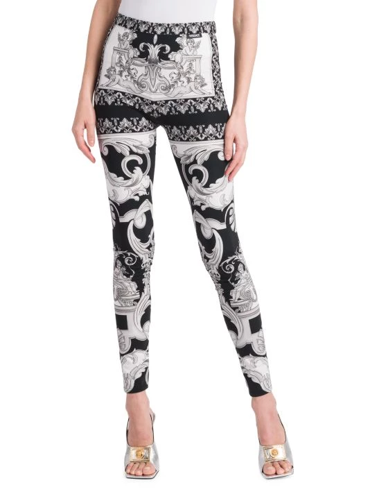 Versace Oversized Barocco Print Leggings 3 Versace Oversized Barocco Print Leggings - Image 3