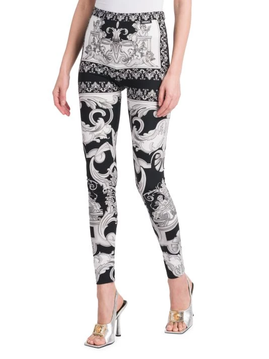 Versace Oversized Barocco Print Leggings 4 Versace Oversized Barocco Print Leggings - Image 4
