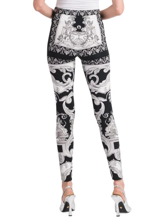 Versace Oversized Barocco Print Leggings 5 Versace Oversized Barocco Print Leggings - Image 5