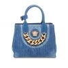 Versace Mini La Medusa Denim Tote