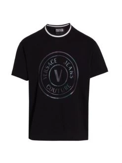 Versace Emblem Logo T-Shirt For Men
